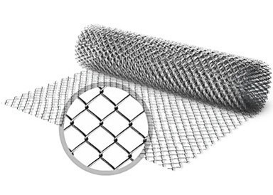 Сетка рабица 35x35 оцинкованная, диаметр d=1,4мм