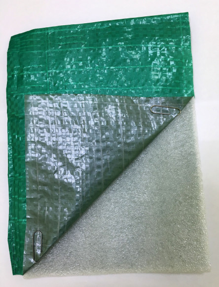 Утепленный тент тарпаулин 120 г/м2 - 6x10м