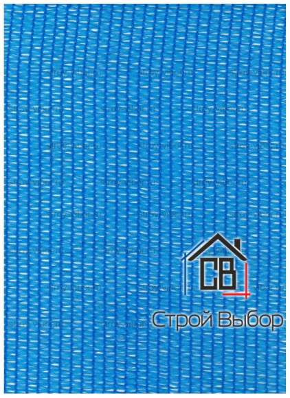 Фасадная сетка 80 г/м2 Голубая 3x50м